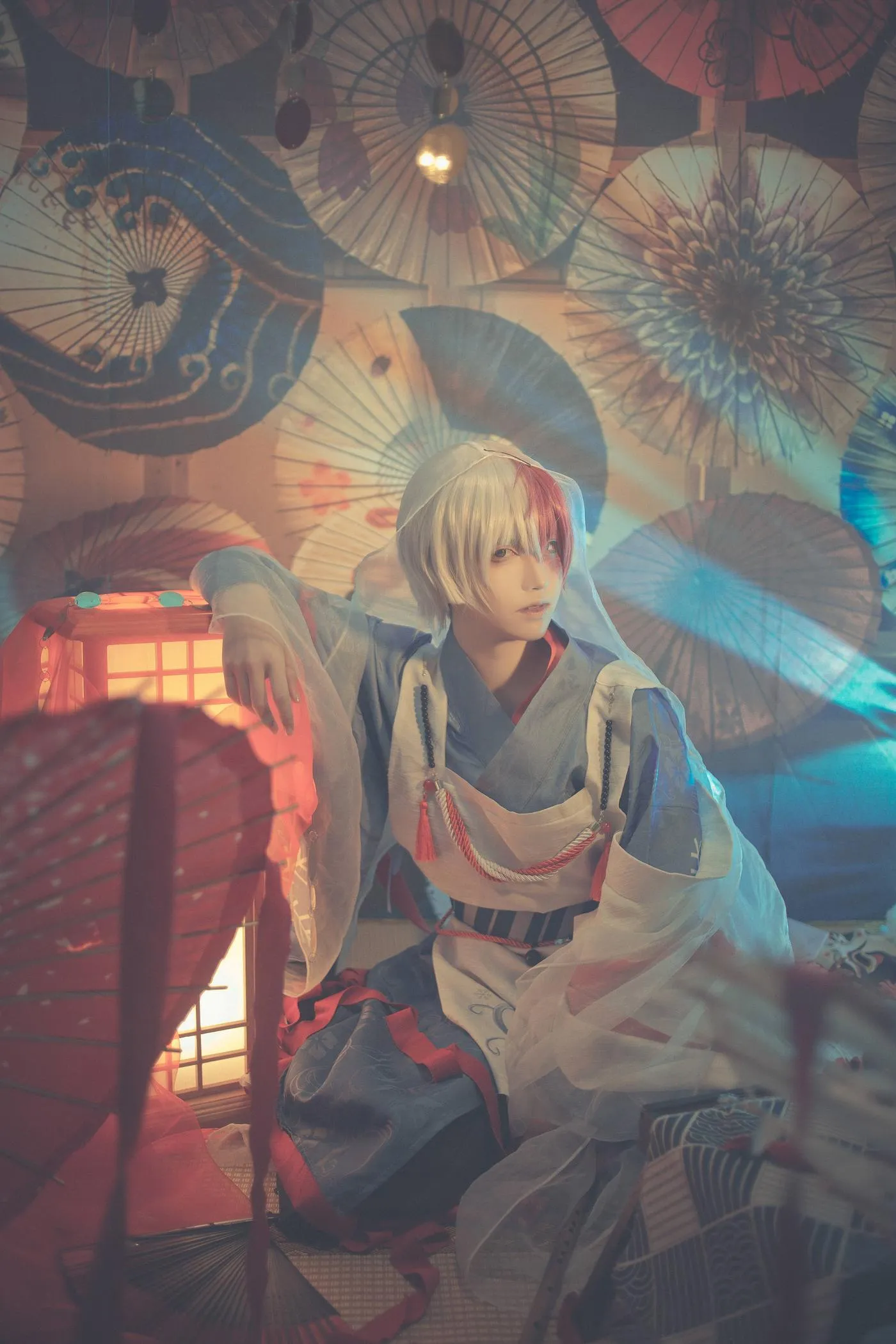 渊秧 – NO.12 我的英雄学院 轰焦冻-花祭和服cos [10P]插图6